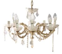 A VENETIAN STYLE LUSTRE-DROP CHANDELIER