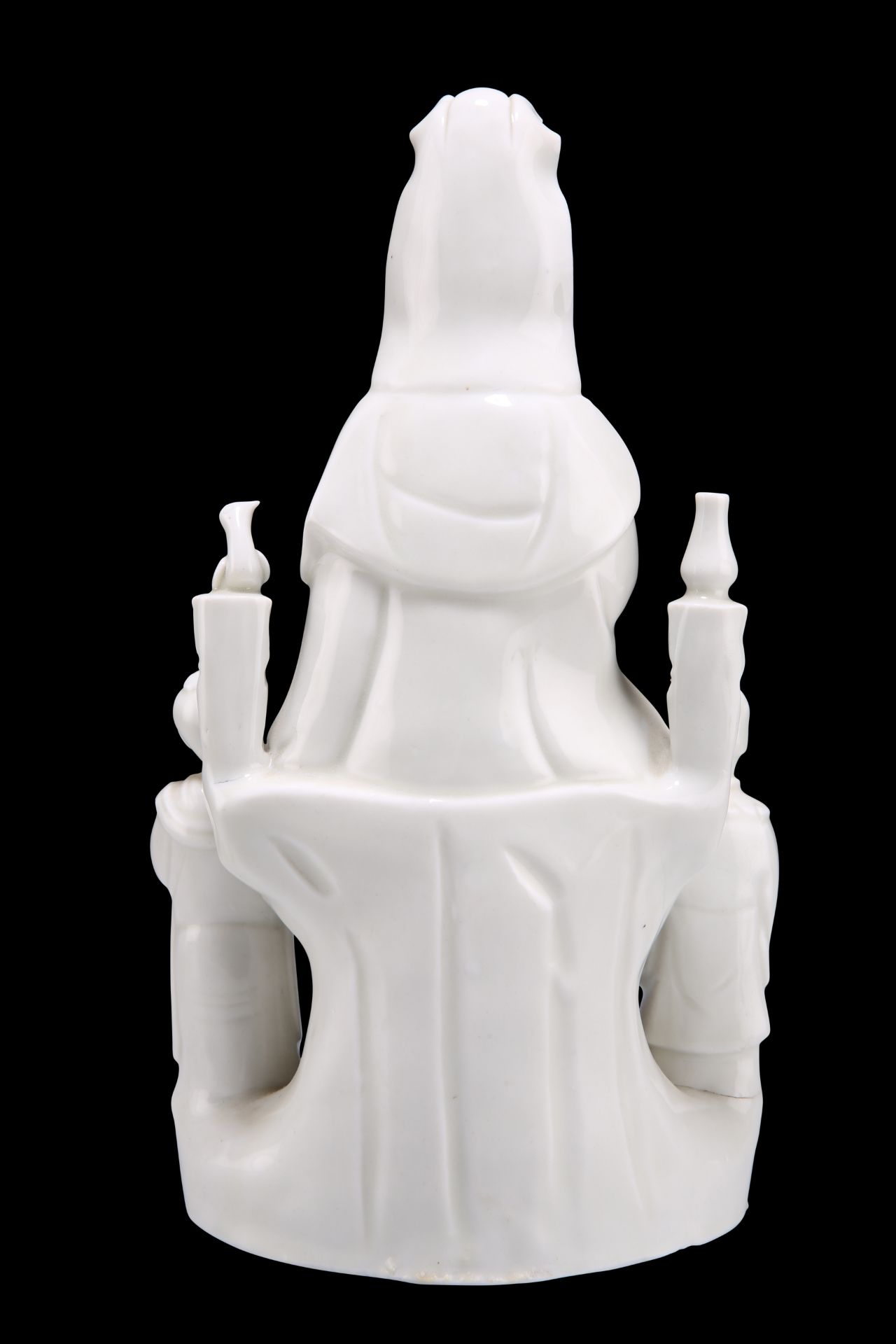 A CHINESE BLANC DE CHINE MODEL OF A GUANYIN - Bild 2 aus 2