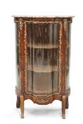 A LOUIS XV STYLE KINGWOOD VITRINE