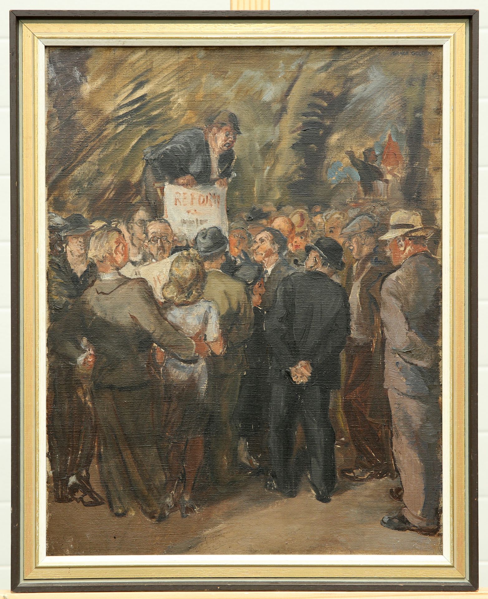 GRACE GOLDEN (1904-1993), "HYDE PARK ORATORS"