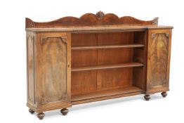 A REGENCY MAHOGANY SIDE CABINET