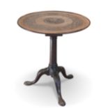 AN 18TH CENTURY MAHOGANY TILT-TOP TRIPOD TABLE