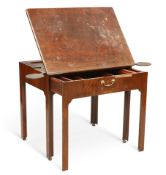 A GEORGE III MAHOGANY ARCHITECTS TABLE