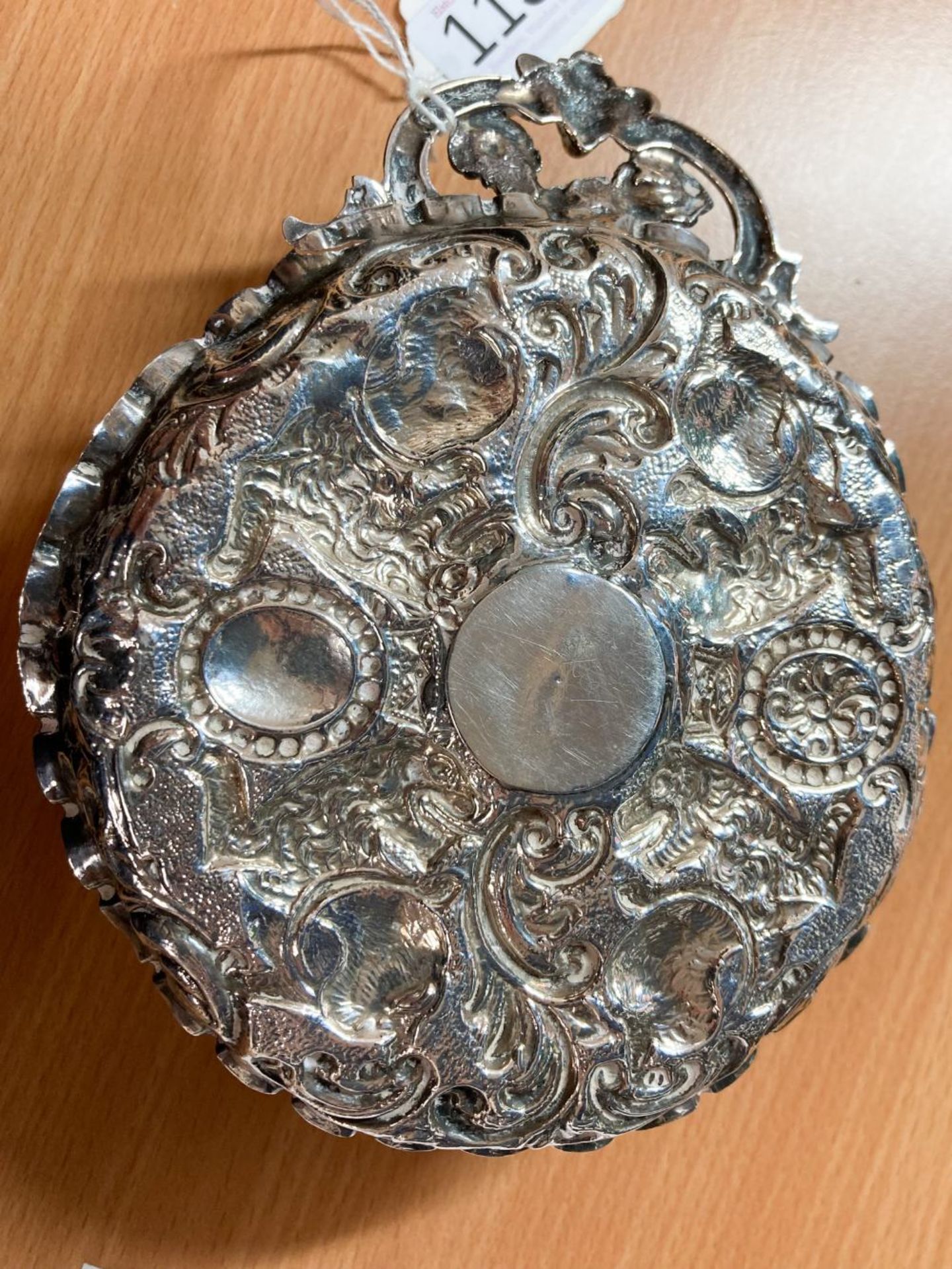 A VICTORIAN SILVER CHAMBERSTICK - Bild 2 aus 9