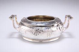 A FINE AESTHETIC MOVEMENT SILVER TWO-HANDLED SUGAR BOWL