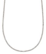 A DIAMOND LINE NECKLACE