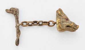 A NOVELTY HUNTING CLOAK CLASP