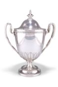 A GEORGE III SILVER CUP AND COVER