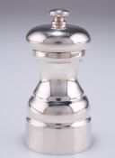 AN ELIZABETH II SILVER PEPPER GRINDER