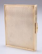 A GEORGE V SILVER-GILT TRAVELLING PICTURE FRAME