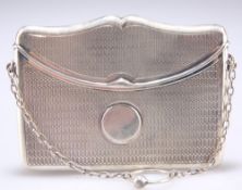 A GEORGE V SILVER NOVELTY CARD CASE