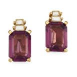 CHRISTIAN DIOR - A PAIR OF PASTE CLIP EARRINGS