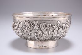 A CHINESE EXPORT SILVER BOWL