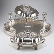 A GROUP OF SILVER-PLATE