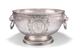 A WILLIAM III SILVER MONTEITH