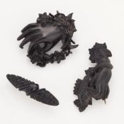 THREE VICTORIAN BROOCHES