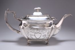 AN IRISH PROVINCIAL SILVER TEAPOT