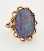 A COMPOSITE OPAL RING