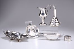 A GROUP OF ASSORTED SILVER, GEORGIAN AND LATER