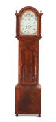 A SCOTTISH WILLIAM IV MAHOGANY EIGHT-DAY LONGCASE CLOCK