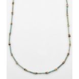 A NECKLACE OF RESTRUNG EGYPTIAN FAIENCE BEADS, LATE PERIOD CIRCA 600-400 B.C.