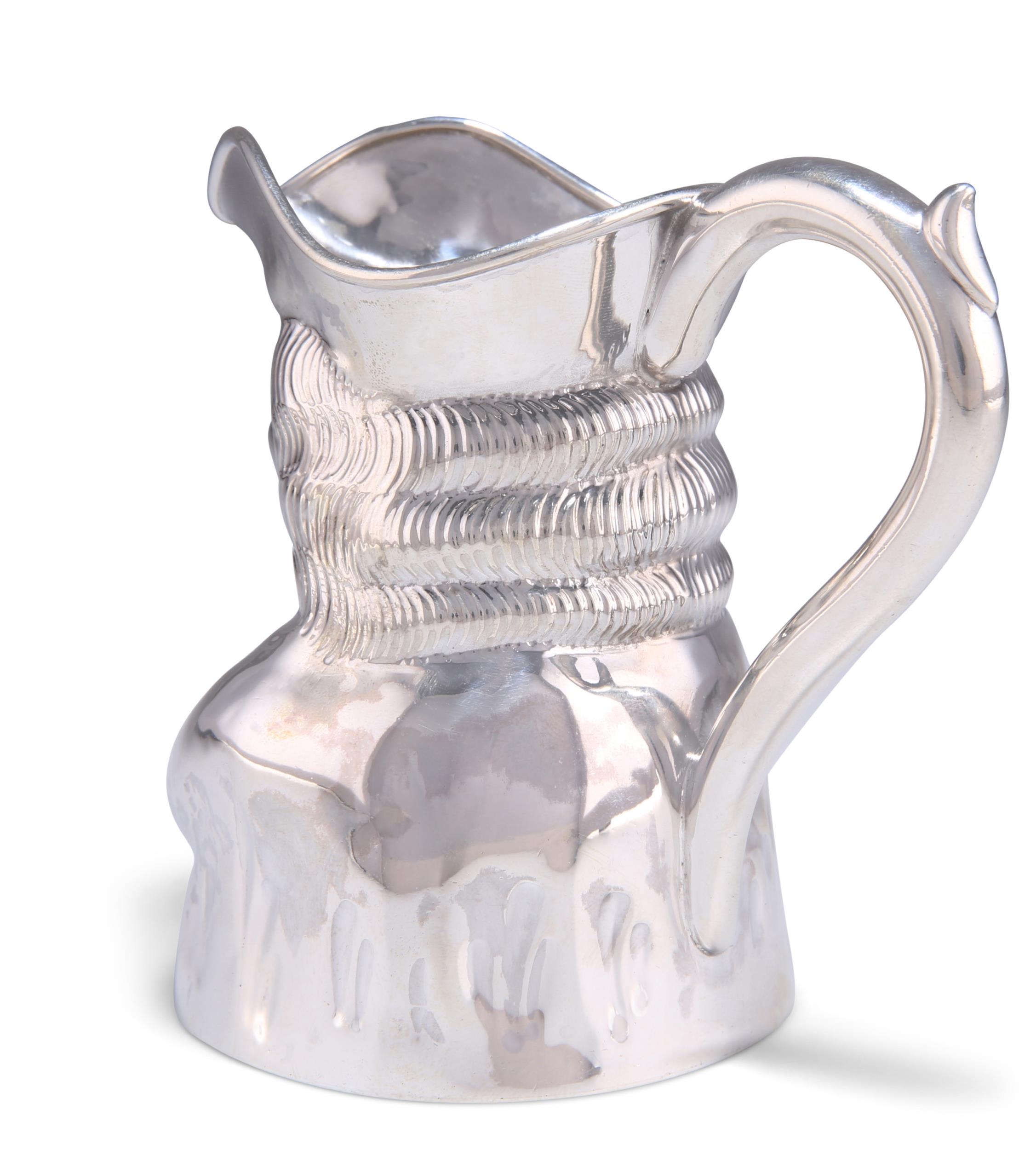 AN EDWARDIAN SILVER TOBY JUG - Image 4 of 6