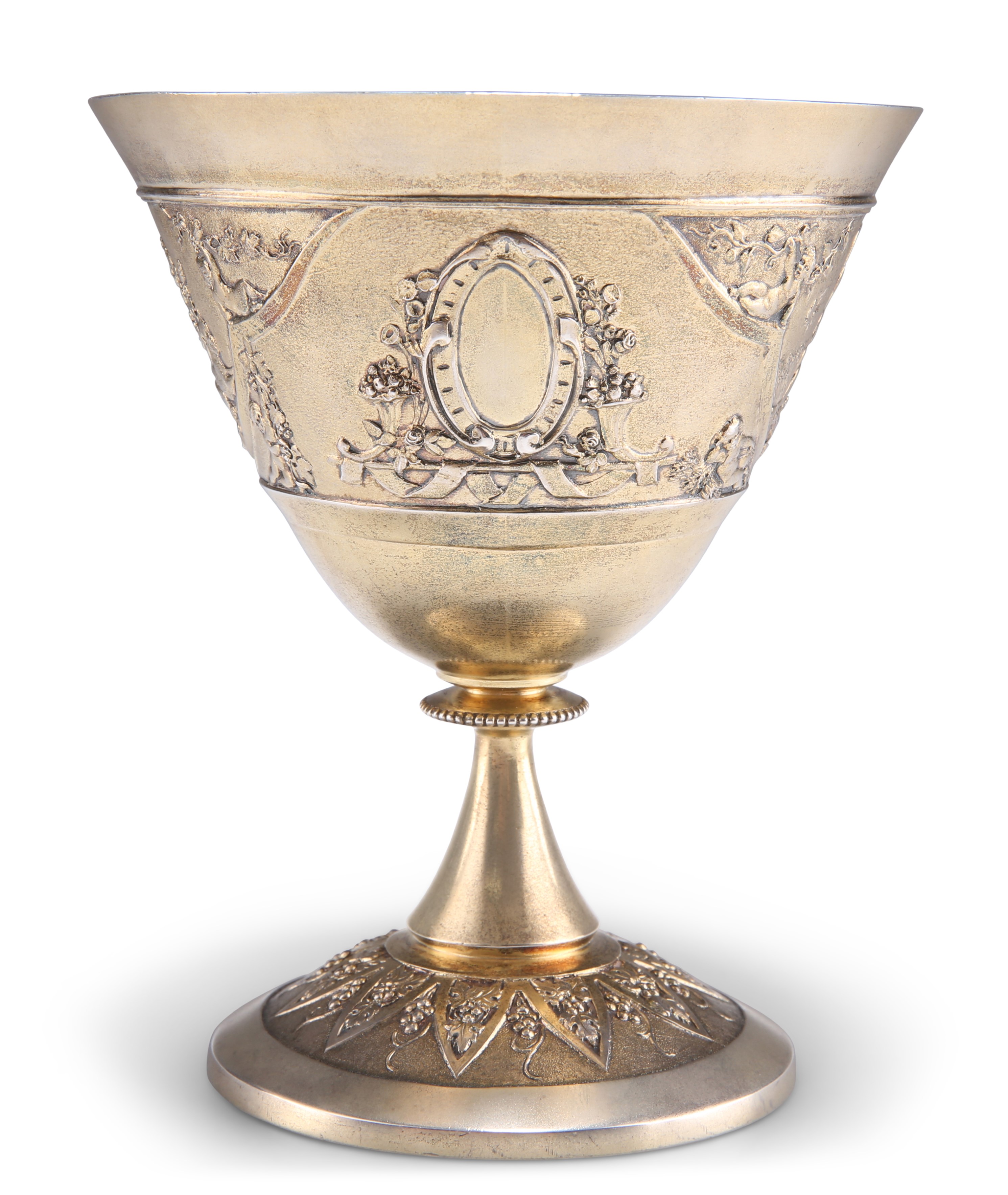 A RARE VICTORIAN SILVER-GILT GOBLET - Image 3 of 8