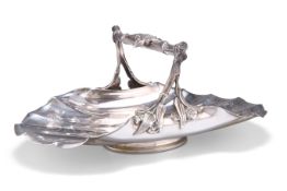 A VICTORIAN AESTHETIC SILVER DISH