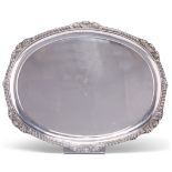 A GEORGE IV SILVER SALVER