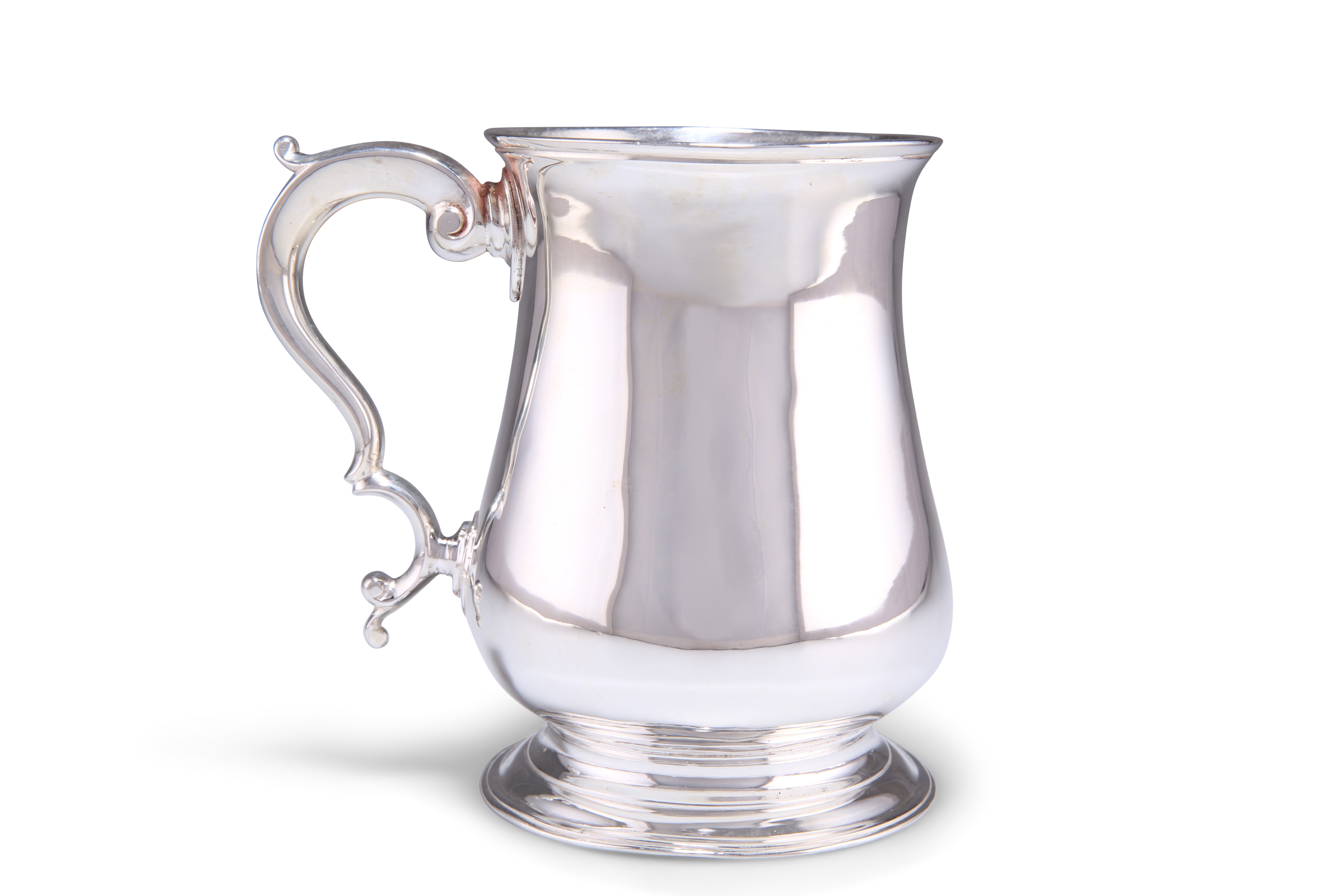 A GEORGE III SILVER MUG