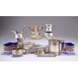 A COLLECTION OF PLATED WARES