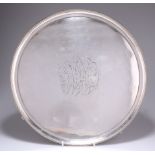 AN OLD SHEFFIELD PLATE SALVER, CIRCA 1790