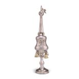 JUDAICA: A GEORGE V SILVER SPICE TOWER