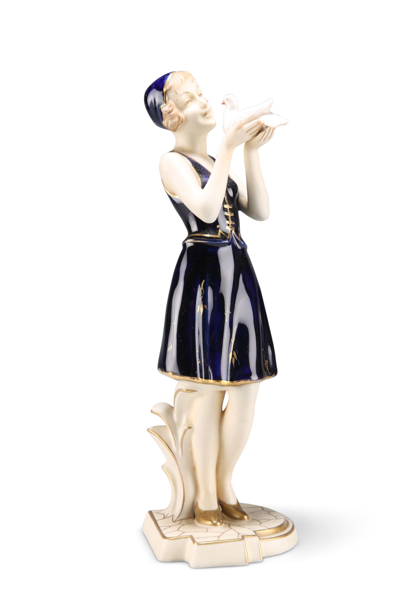 A ROYAL DUX FIGURE