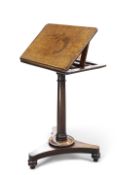 A WILLIAM IV READING TABLE