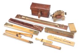 A QUANTITY OF MEASURES AND TOOLS