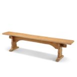 ROBERT THOMPSON OF KILBURN, A MOUSEMAN OAK BENCH