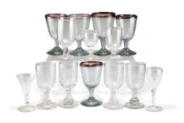 A GROUP OF 19TH CENTURY GLASS