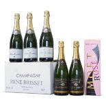 MIXED LOT OF CHAMPAGNE