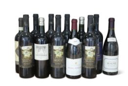 MIXED LOT OF RED WINE