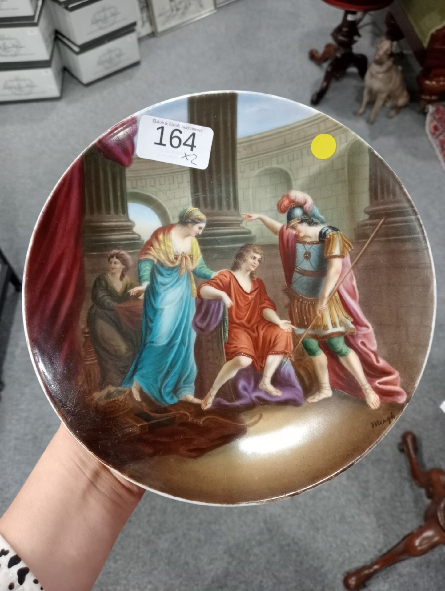 TWO VIENNA CABINET PLATES - Image 2 of 10