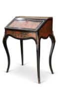 A 19TH CENTURY BOULLE BUREAU DE DAME