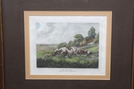 A GROUP OF 19TH CENTURY AND LATER PRINTS AND WATERCOLOURS