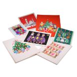 PATRICIA CHAMPNESS, SEVEN DESIGNS FOR CHRISTMAS CARDS