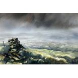 ASHLEY JACKSON (BORN 1940), VIEW OVER HOLMFIRTH