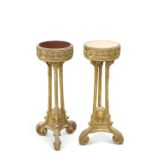 A PAIR OF 19TH CENTURY FRENCH GILTWOOD JARDINIÈRES