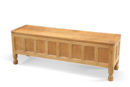 ROBERT THOMPSON OF KILBURN, A MOUSEMAN OAK BLANKET BOX