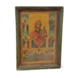 A RUSSIAN ICON OF THE MOTHER OF GOD