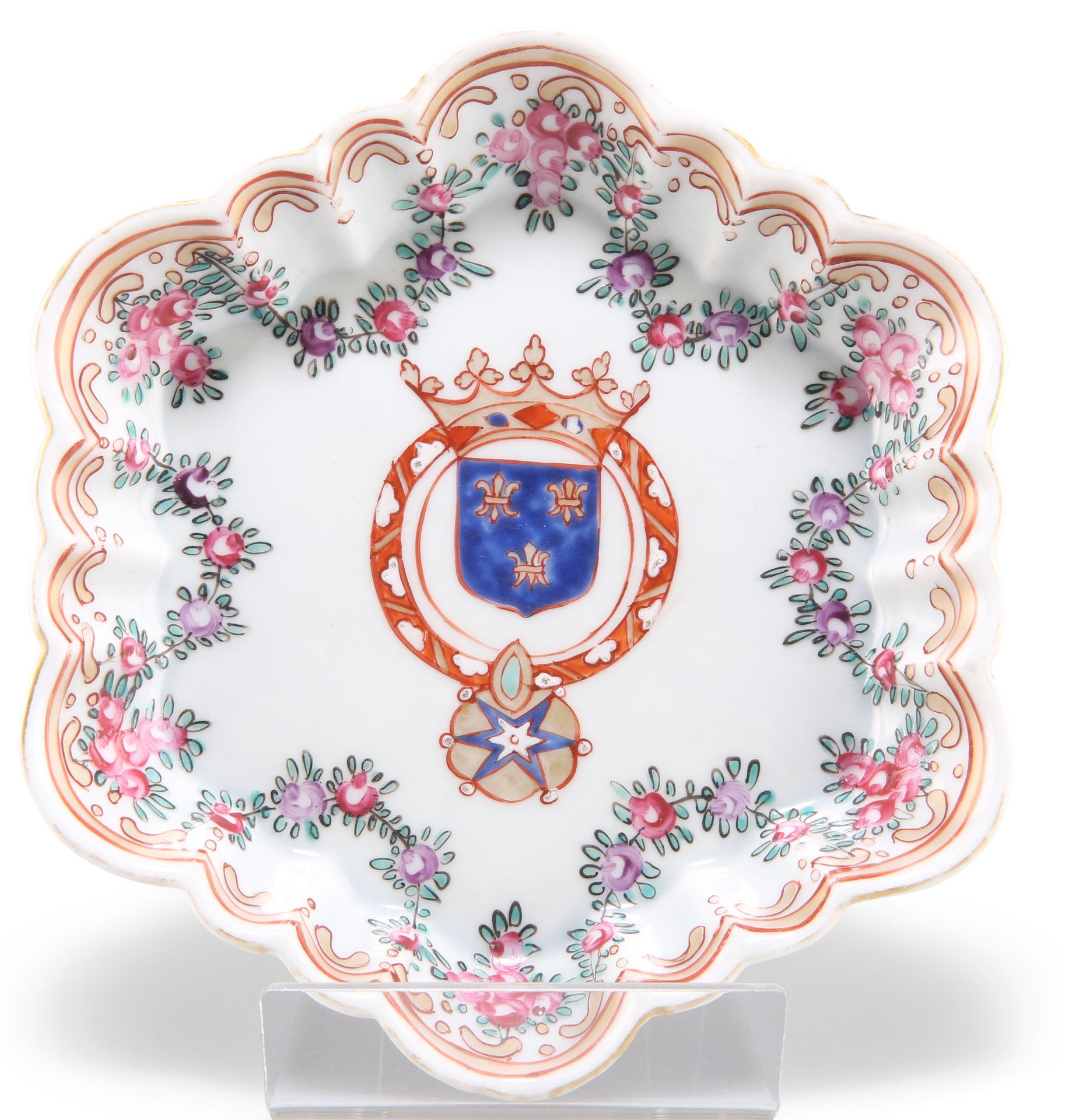 A SAMSON ARMORIAL DISH