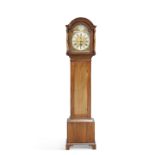 A GEORGE III MAHOGANY EIGHT-DAY LONGCASE CLOCK